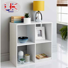 2 3 4 5 6 Tier Cube Wooden Bookcase Shelving Storage Display Shelves Stand Unit