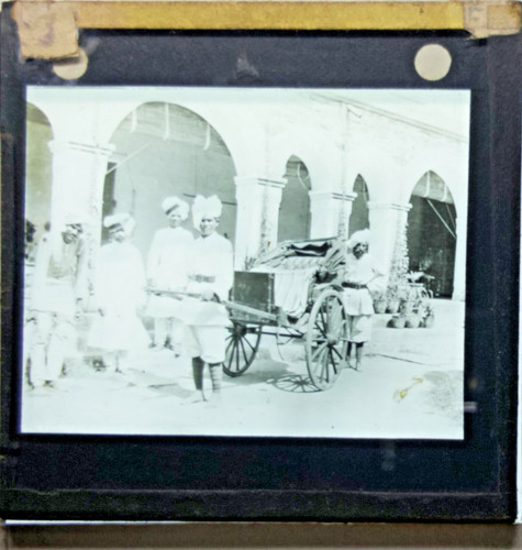 Antique magic lantern - magic, slides