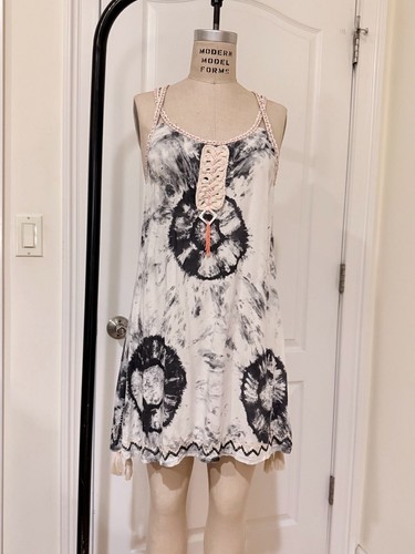 Skemo bobo black white tie - white, tie-dye