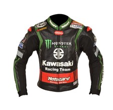 Kawasaki men motorbike leather - kawasaki,