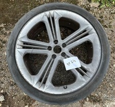AUDI A8 S8 4H D4 1X 21" GENUINE 5 TWIN SPOKE SILVER USED ALLOY WHEEL BT24