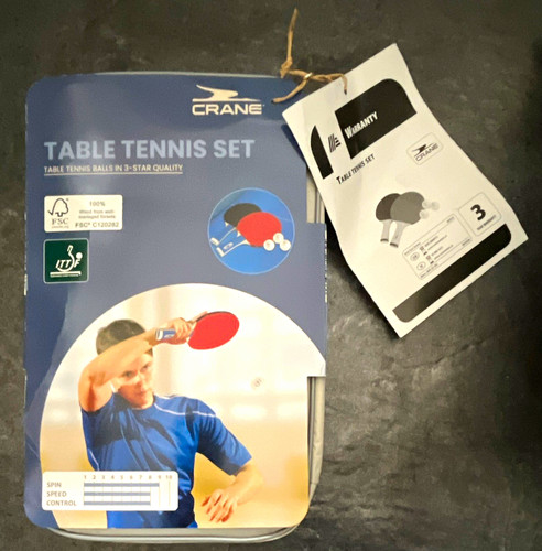 Crane table tennis bat - table, ball