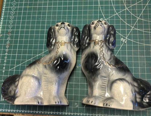 Staffordshire china dogs - staffordshire,