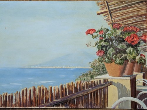Vintage original oil painting - vintage,