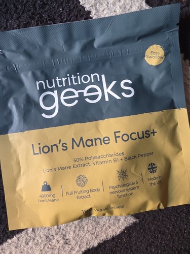 Nutrition geeks lions mane - nutrition,