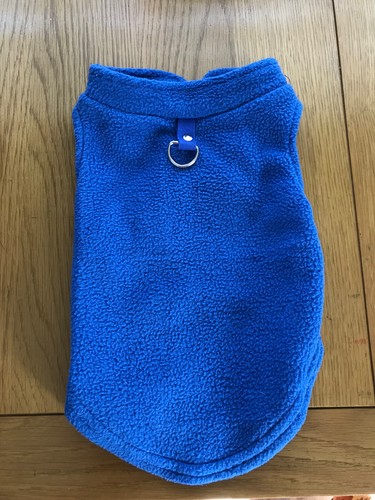 Dog fleece jumper with - d, ring