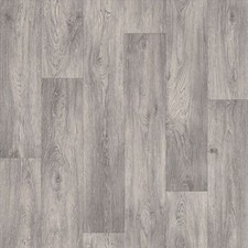 Grey Wood Effect Vinyl Lino Flooring Sheet Roll – Aged Oak 619M Plank