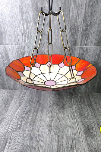 Tiffany style round stained - round,