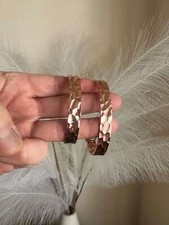 Hammered rose gold copper - hammered,