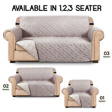 Sofa Slip Covers Reversible Waterproof Quilted Throws Pet Protector Couch Cover