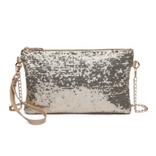 Chains Handbag Sequins Evening Clutch Bag Purse Shoulder Cross Body Bag