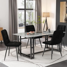 Dining Chairs Set of 4 Black