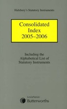 Halsbury's Statutes 2005-2006: Consolidated Index-