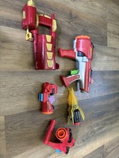 Nerf Gun Assorted Bundle Including Items From Marvel And Spider Man Collections