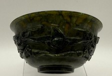 Chinese Carved Spinach Jade