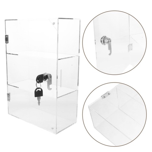 Clear countertop display case - clear,