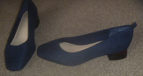 Evans margo suede court - suede, shoes