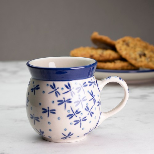Polish pottery 210ml lady mug - polish,
