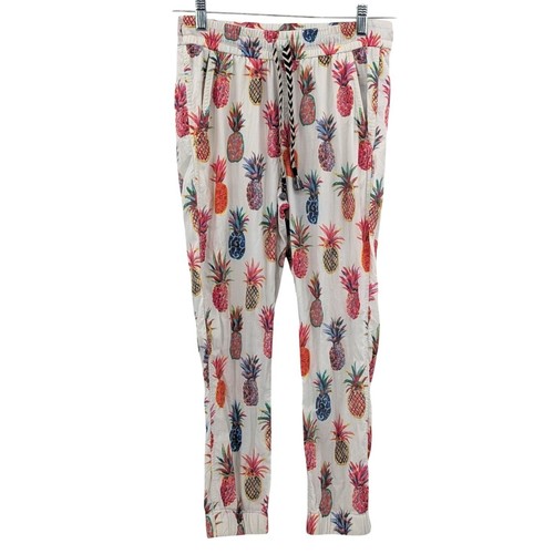 Crew pineapple print jogger - pineapple,