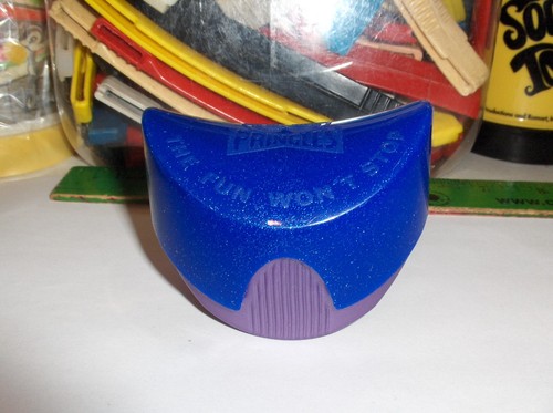 Vintage sparkle blue - on, purple