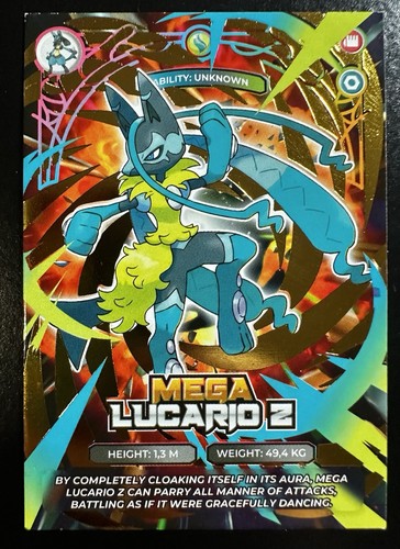 Mega lucario pokemon - z,