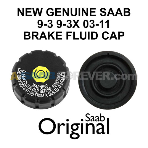 Saab brake fluid - brake, reservoir