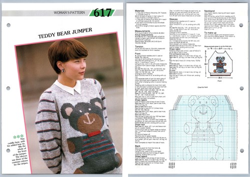 Teddy bear jumper - #617, women