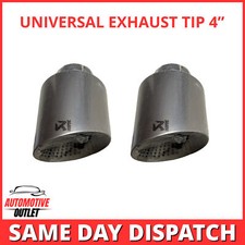 2X AKRAPOVIC EXHAUST TIPS 4"