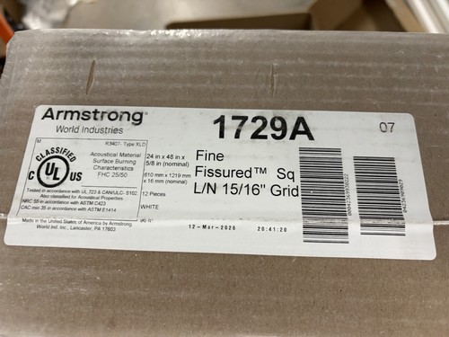 Armstrong fine fissured 2x4ft - armstrong,