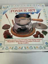 Fondue Set 6-piece Stainless
