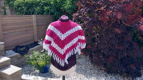 Handmade crochet poncho kids - handmade,
