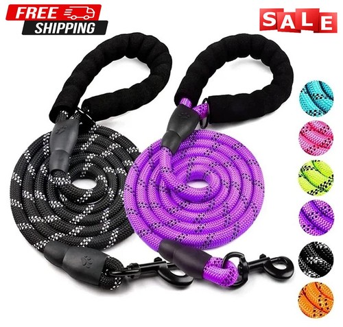 Strong reflective dog leash - reflective,