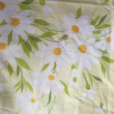 Vtg 60s 70s Flat Sheet Sgl