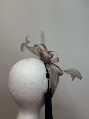 Failsworth taupe fascinator - taupe,