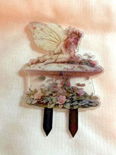 Fairy toadstool garden planter - fairy,