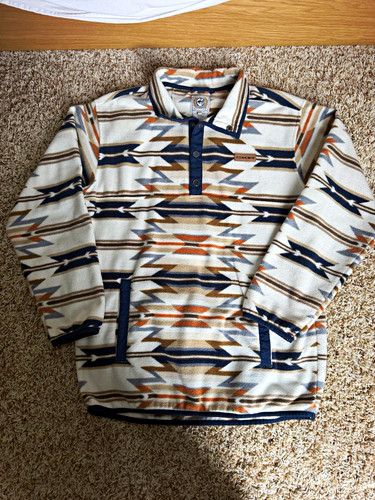 Cinch men aztec fleece - aztec, snap