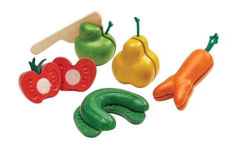 Plantoys wonky fruit veg - wonky, &