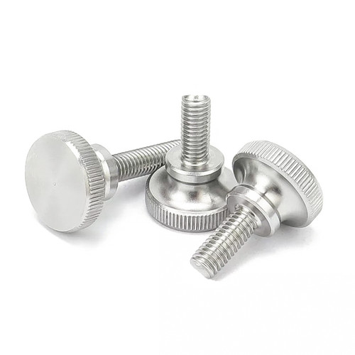 Knurled thumb screws - knurled, head