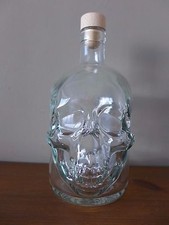 Skull shape glass bottle - shape,