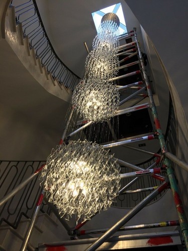 Large chandelier long huge - chandelier,