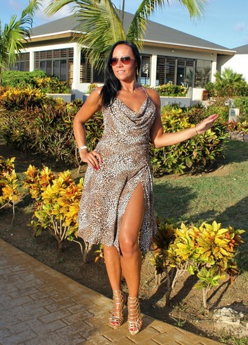 Brown summer leppard print