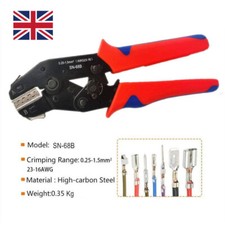 SN-68B Crimp Plier Tool 0.25-1.5mm 23-16 AWG Crimper Servo JST Molex Deutsch Pin