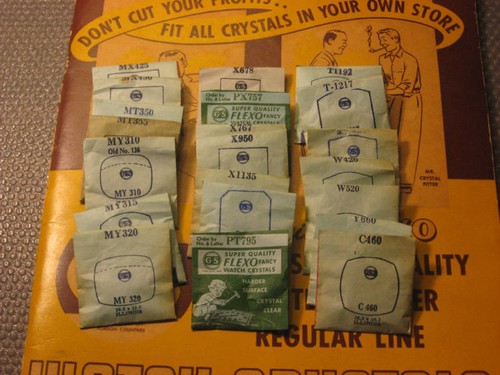 Nos watch crystal various - ,