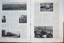 Original Old Vintage Print Bata Shoes Factory Funeral French 1932 20th Century