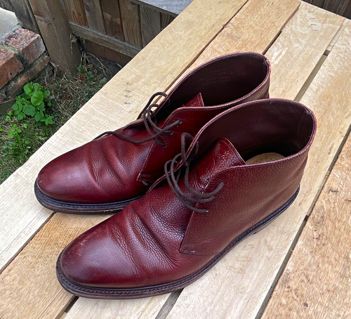 Loake brown leather chukka - leather,