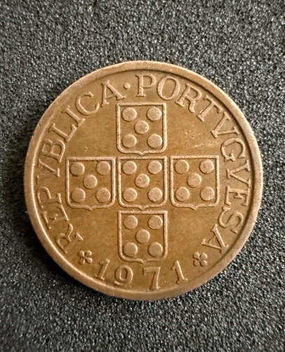 Portugal centavos 1971 coin - portugal,
