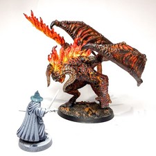 Painted Balrog - flaming sword