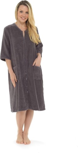 Ladies terry towelling zip - terry,