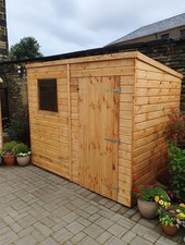 8x6 pent garden shed - 8x6,