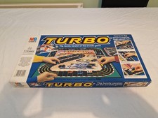 Vintage SEGA TURBO Board Game - MB Games 1983 Boxed & Complete Never Played VGC